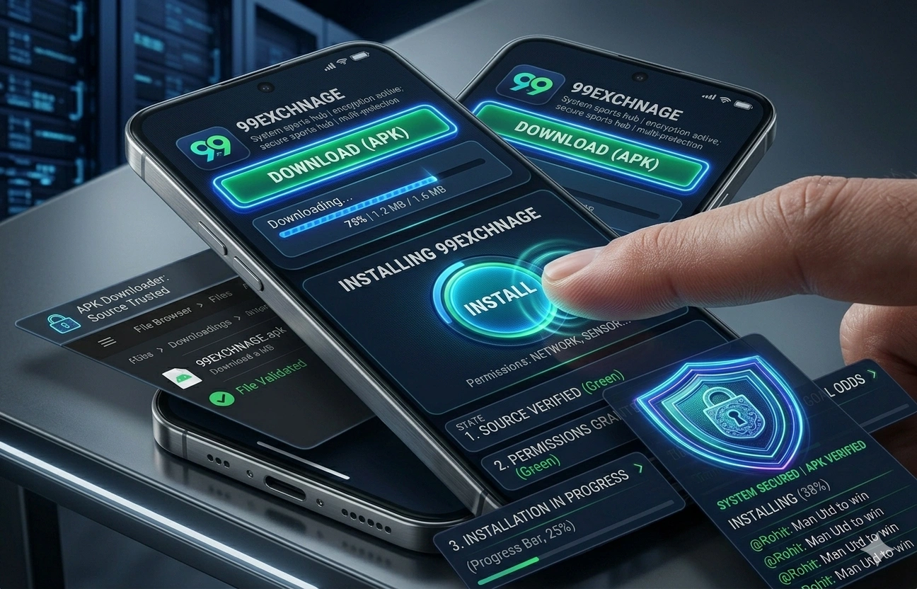 How to download and install 99 Exchange App step by step on mobile